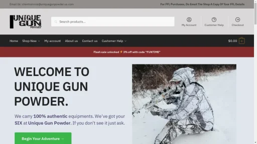 Is uniquegun powder .us legit?