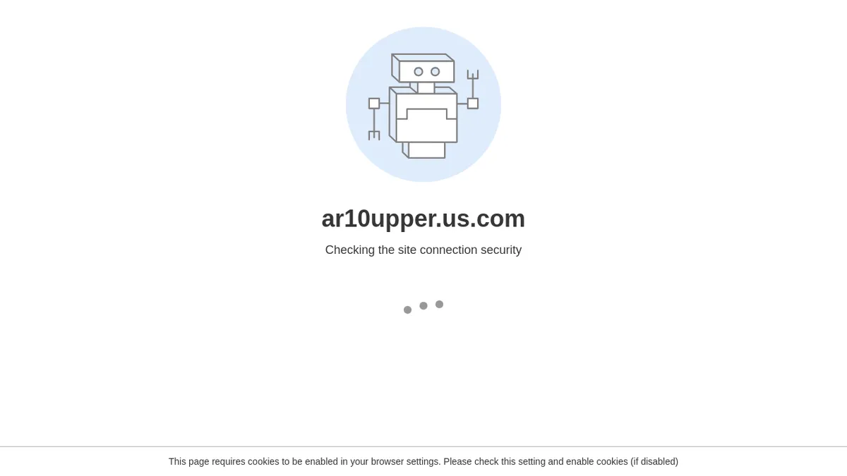 This is a screenshot of Ar10upper.us.com Ar10upper.us.com Screenshot