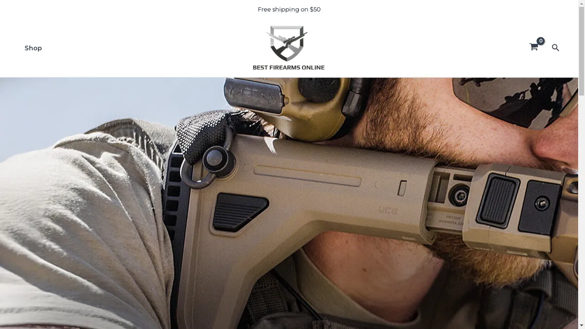 Bestfirearmsonline.com Screenshot