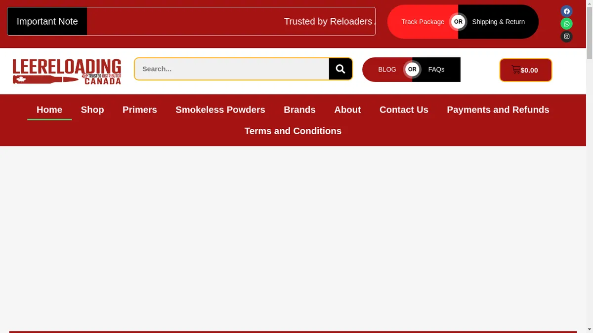 Leereloading.ca Screenshot