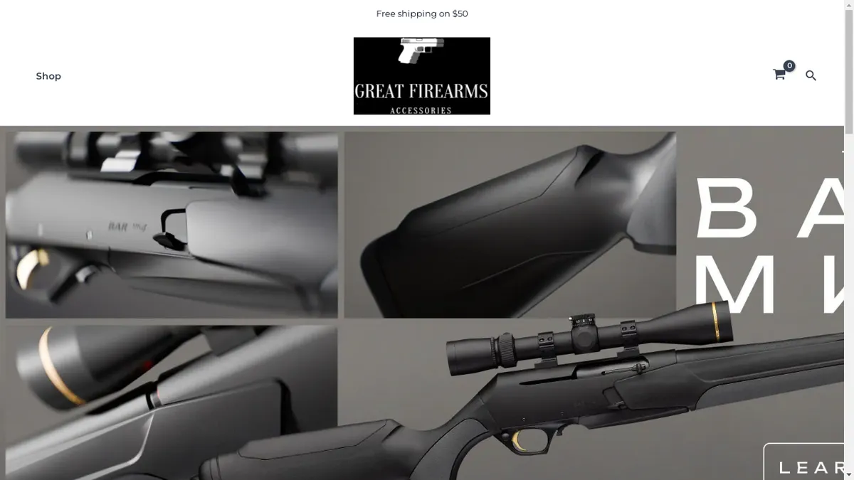 Greatfirearmsaccessories.com Screenshot