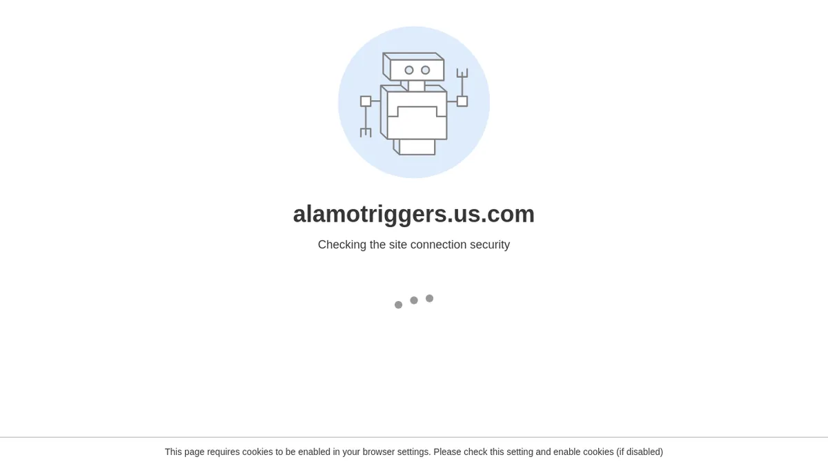 Alamotriggers.us.com Screenshot