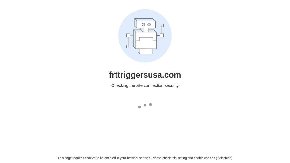 This is a screenshot of Frttriggersusa.com Frttriggersusa.com Screenshot