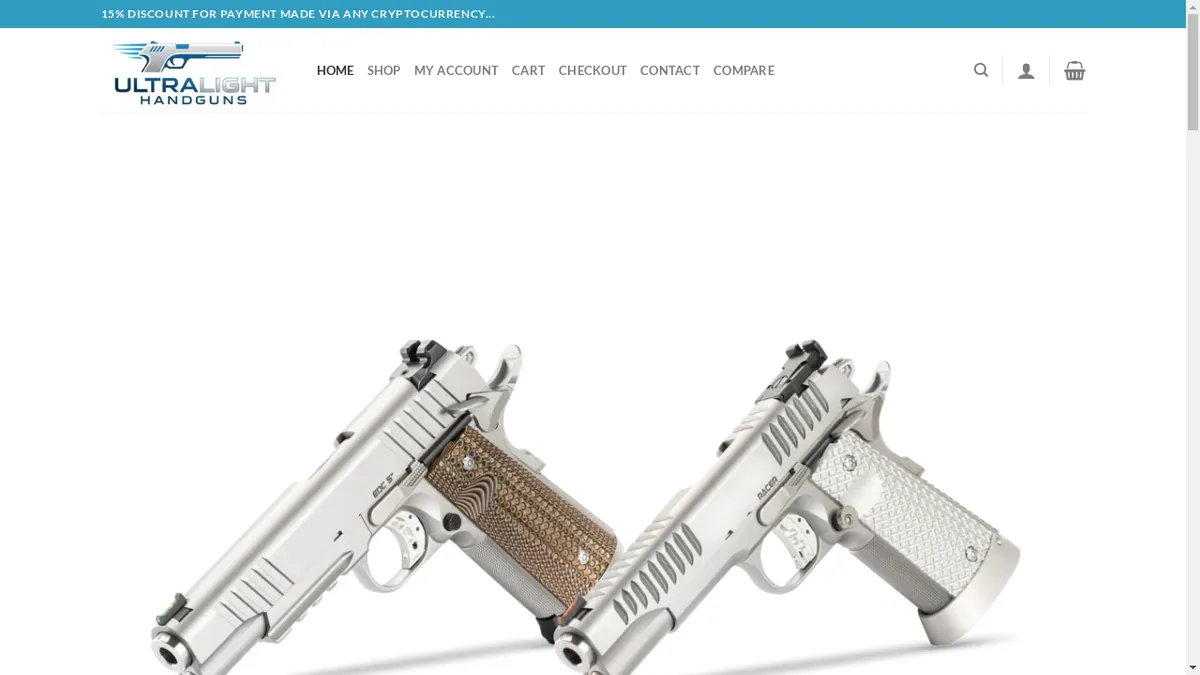 Primaryultralightarms.com Screenshot