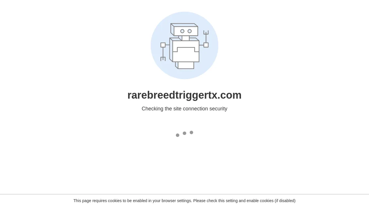 This is a screenshot of Rarebreedtriggertx.com Rarebreedtriggertx.com Screenshot