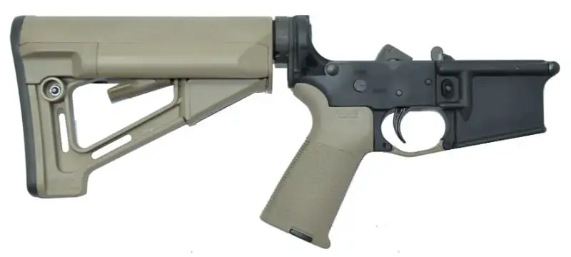 PSA AR-15 Complete Lower Magpul STR Edition - FDE, No Magazine - 36028