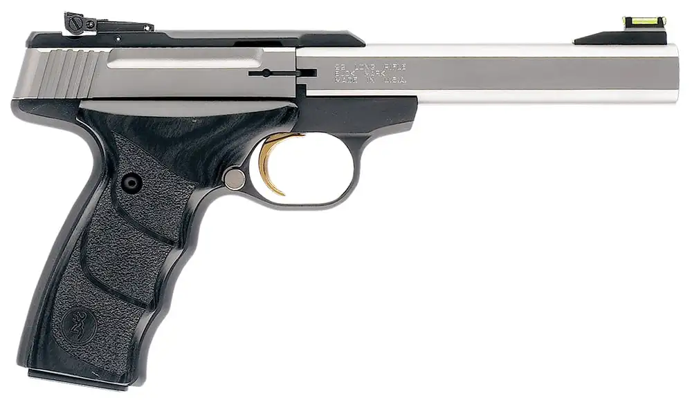 Browning Buck Mark Plus Stainless UDX CA Compliant 22 LR Pistol 10 Round Blowback, Blue - 051427490