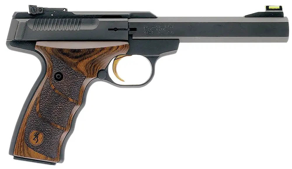 Browning Buck Mark Plus UDX 22 LR Pistol 10 Round Blowback CA Compliant, Blue - 051428490