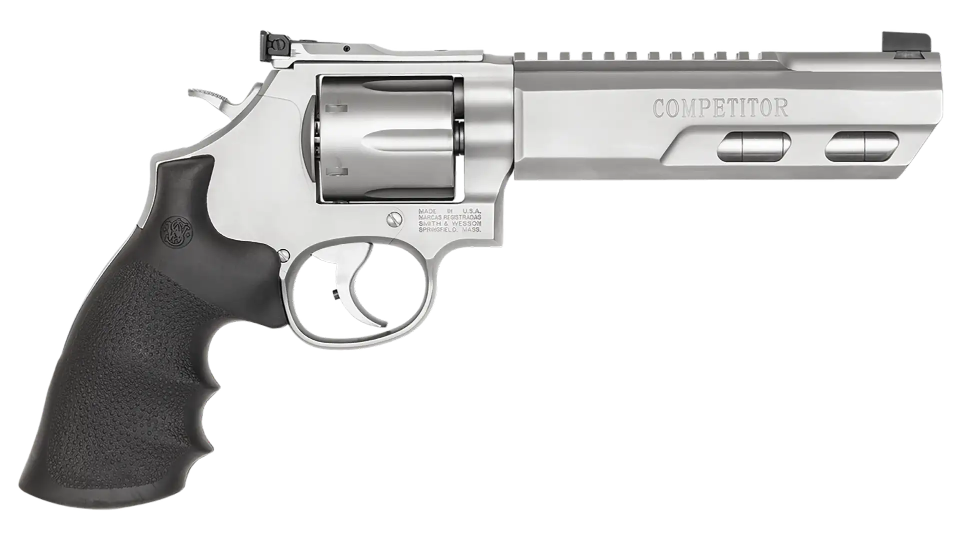 Smith & Wesson Performance Center Model 686 Competitor .357 Mag Revolver 6rd 6", Matte Silver - 170319
