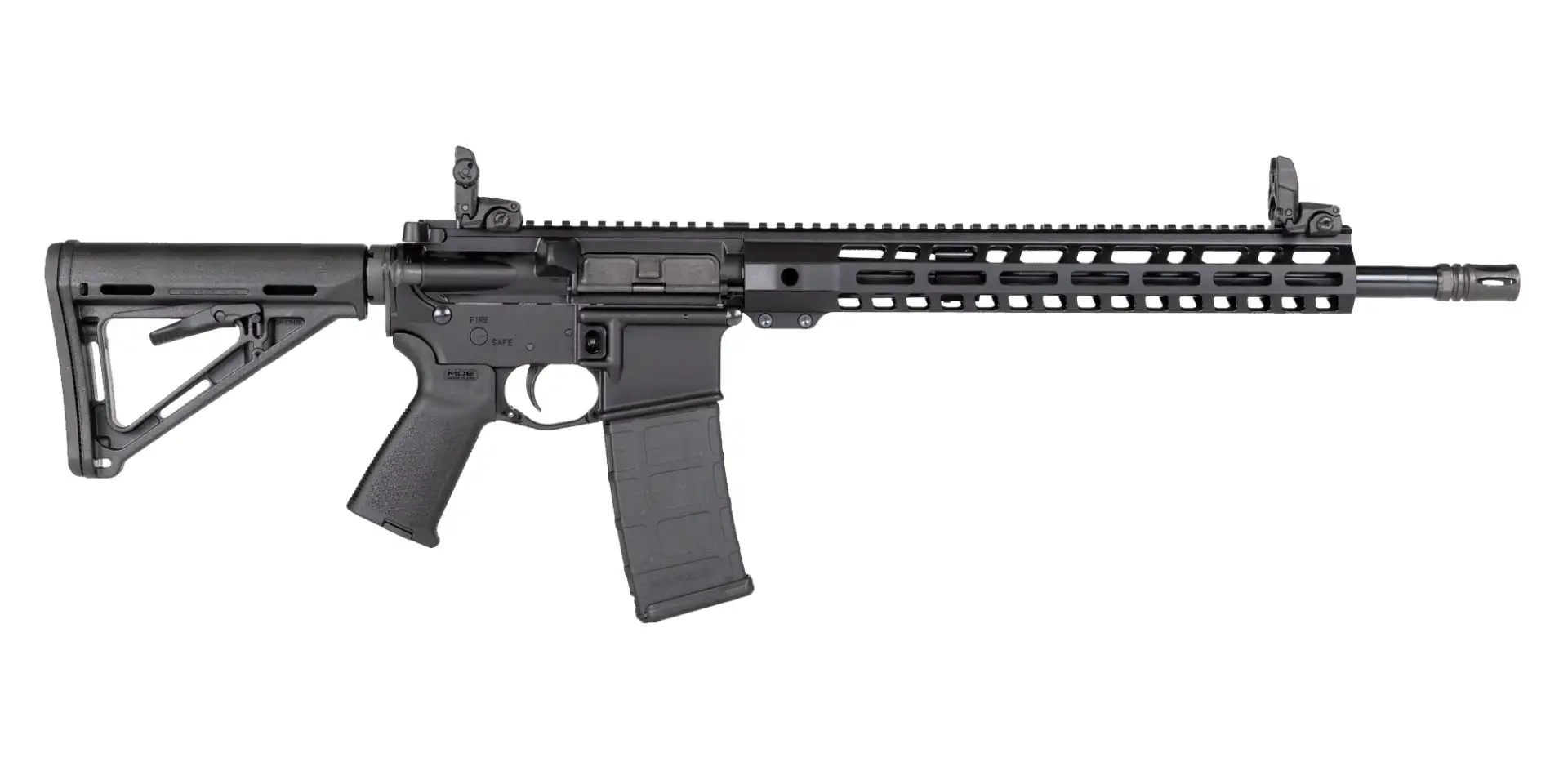 PSA .300 Blackout AR-15 Rifle 16" MOE M-LOK w/ MBUS Sights - 516444735