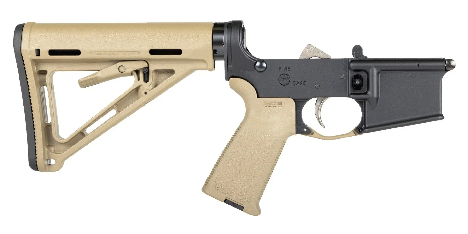 PSA AR-15 Complete Lower Magpul MOE EPT Edition - Flat Dark Earth, No Magazine