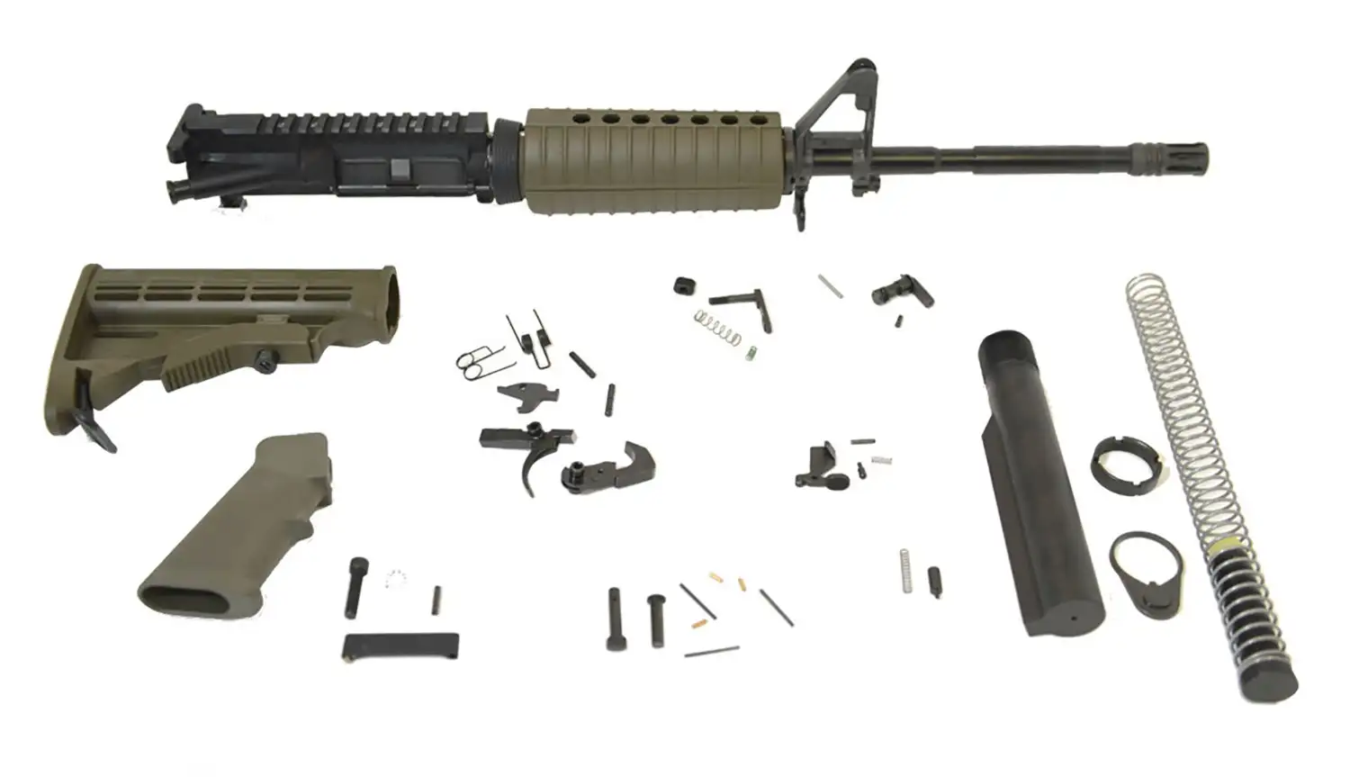 PSA 16" Carbine-Length 5.56 NATO 1/7 Phos M4 Classic Rifle Kit, ODG