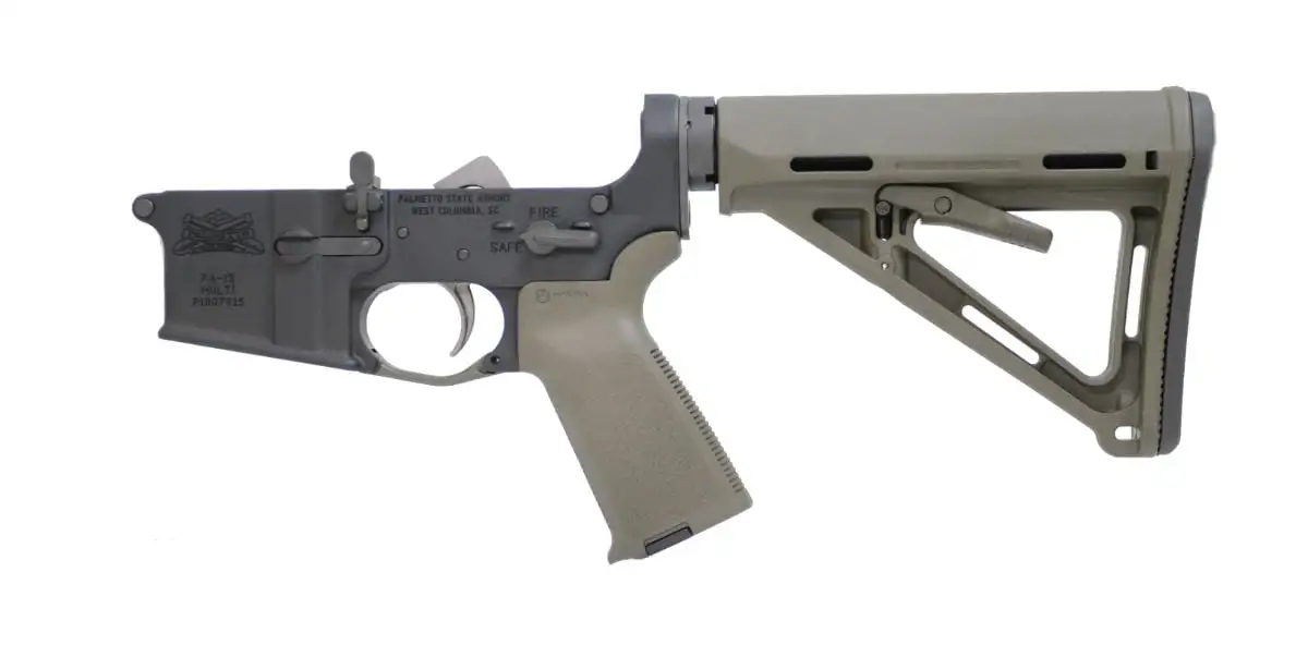 PSA AR15 MOE EPT Lower, Olive Drab Green - 516446916