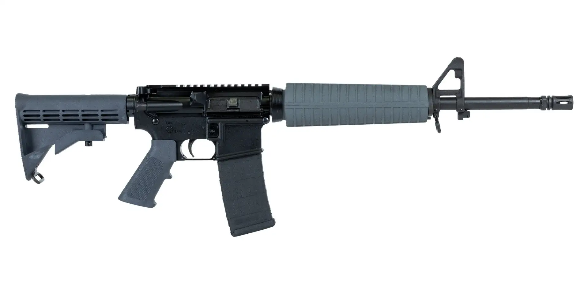 PSA PA-15 16"Phosphate A2 Mid-Length 5.56 NATO Classic AR-15 Rifle, Gray