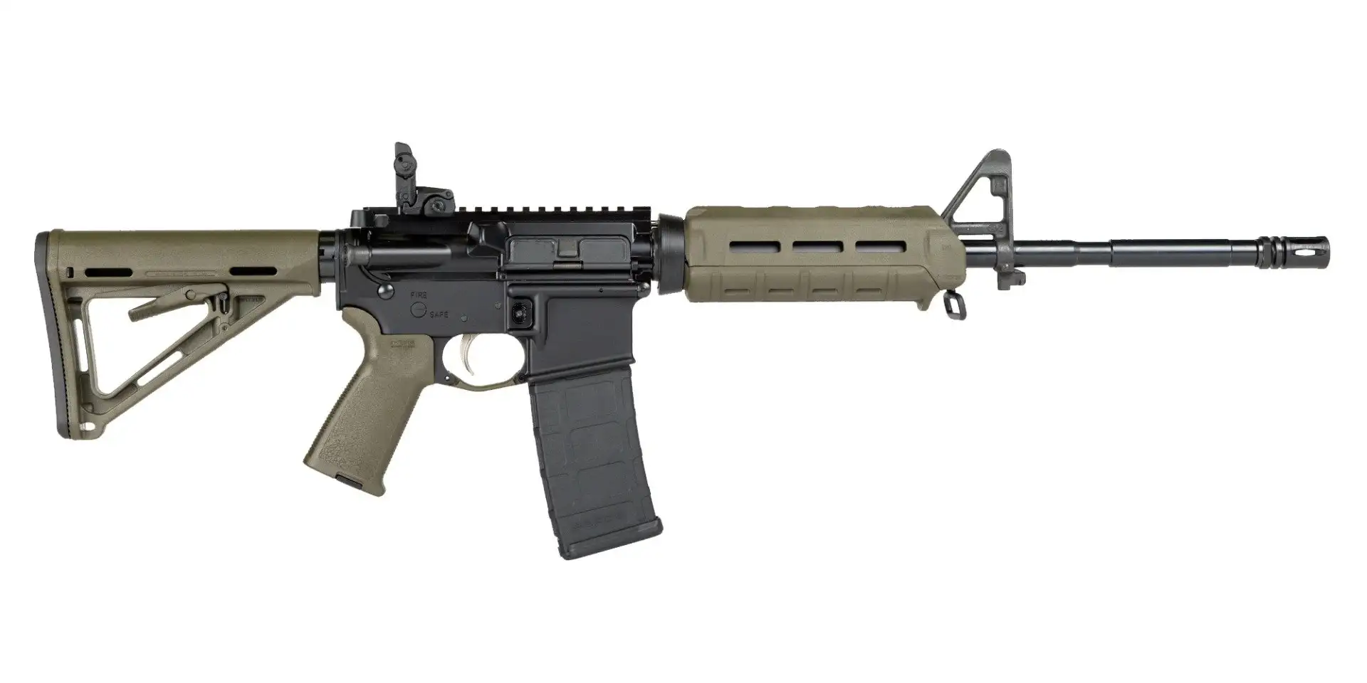 PSA PA-15 16" Nitride M4 Carbine 5.56 MOE EPT AR-15 Rifle, OD Green
