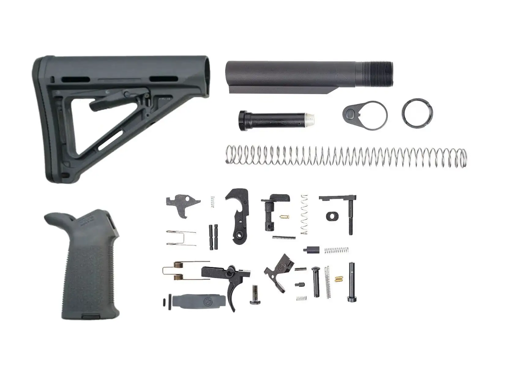 PSA MOE Lower Build Kit, Gray - 5165449542