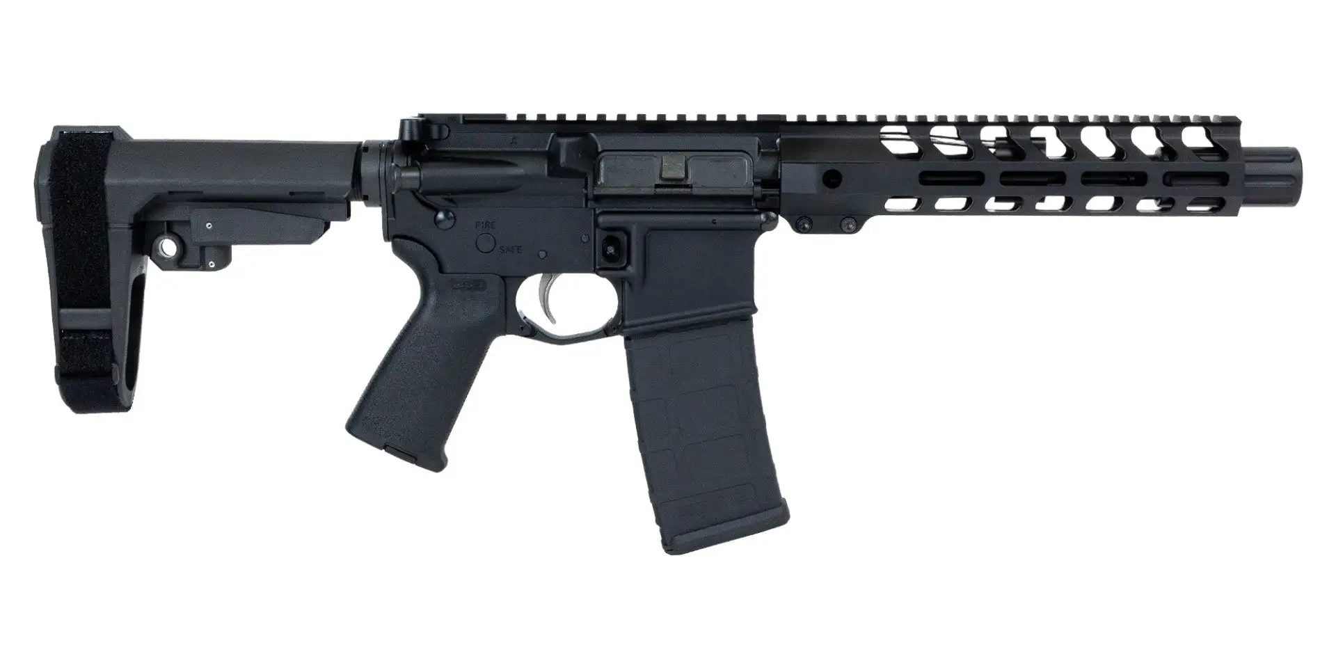 PSA AR-15 Pistol 7.5" 300 Blackout Nitride 9" LTWT M-Lok MOE EPT SBA3 - 5165449807