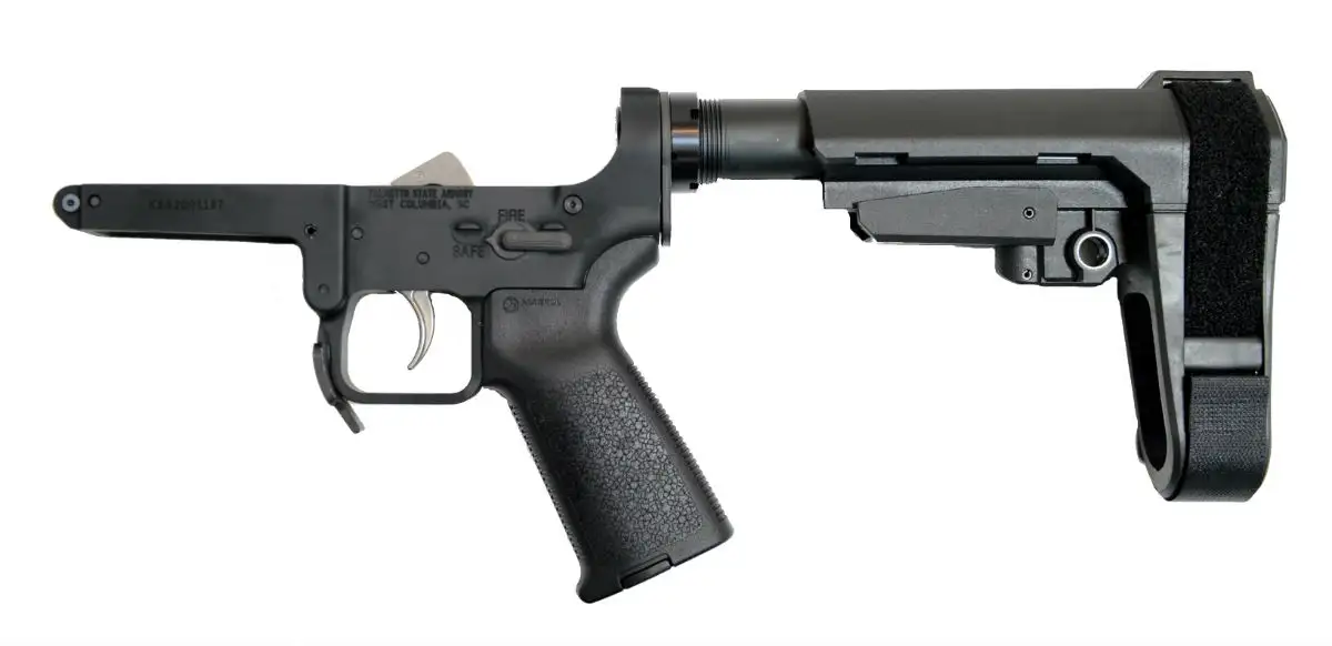 PSA Gen2 KS-47 MOE EPT SBA3 Pistol Lower Receiver, Black