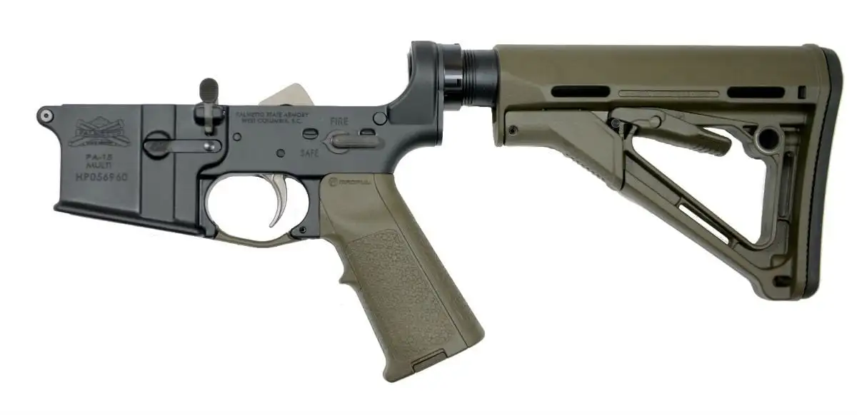 PSA AR-15 Complete Lower - Magpul CTR EPT MIAD Edition - ODG, No Magazine - 5165457977