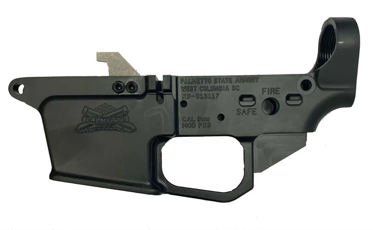 PSA PX-9 Forged Stripped Lower with Mag Catch Assembly & Ejector