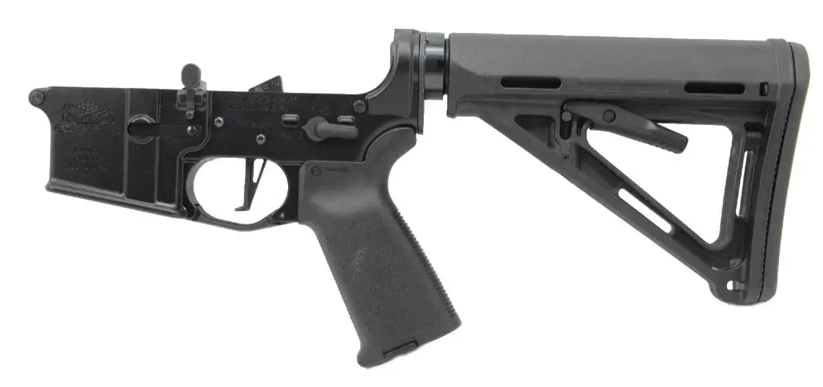 PSA AR-15 Complete Lower CMC Magpul MOE Edition - Black, No Magazine