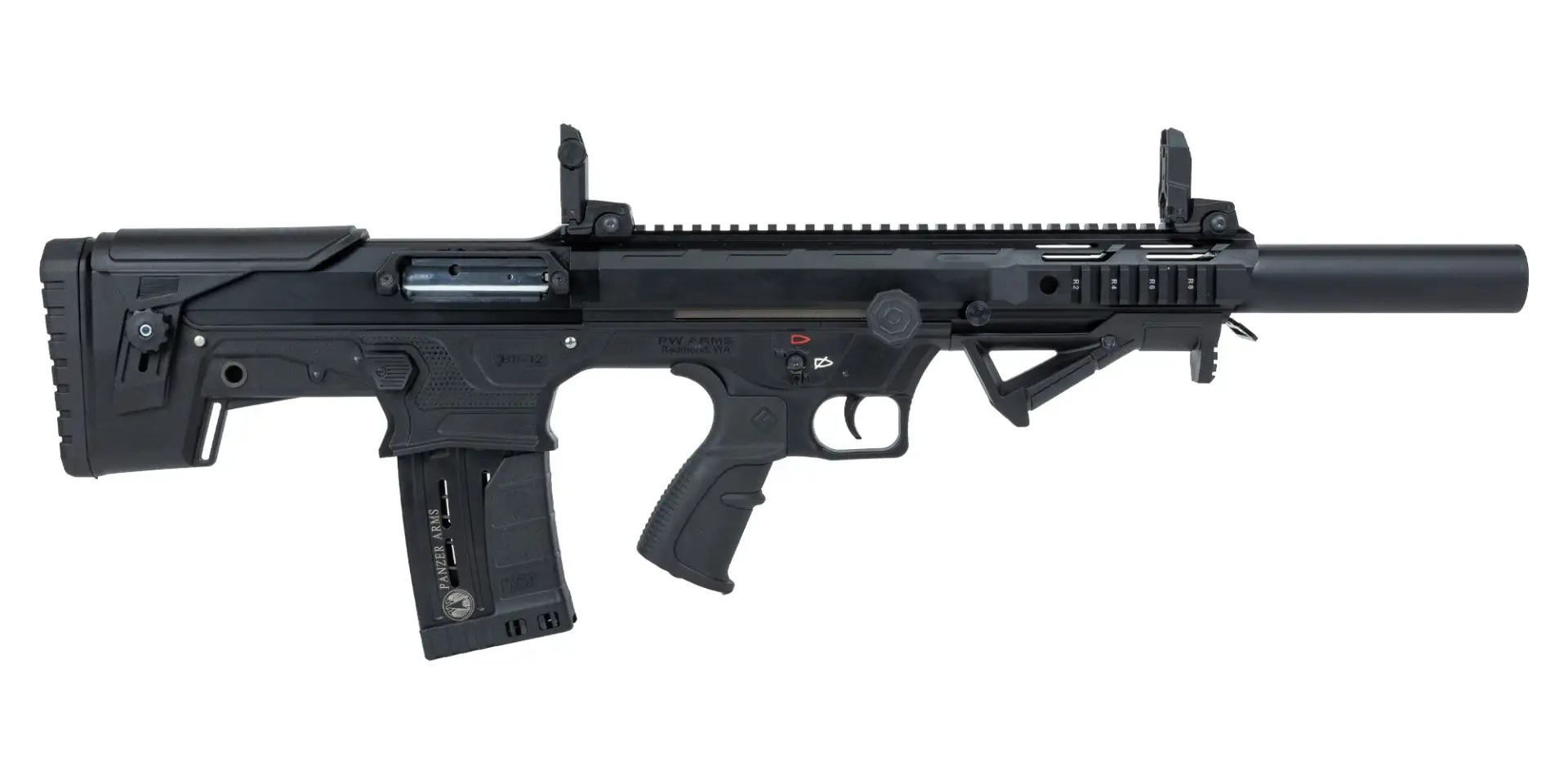 Firearm Deals 30 Panzer Arms BP12 Gen2 12 GA Bullpup Shotgun, Black - BP12BSSB