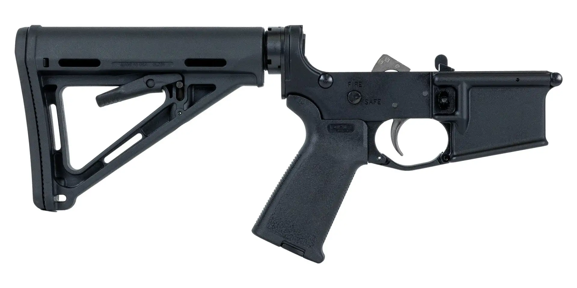 PSA AR-15 Complete Stealth Lower MOE EPT, Black