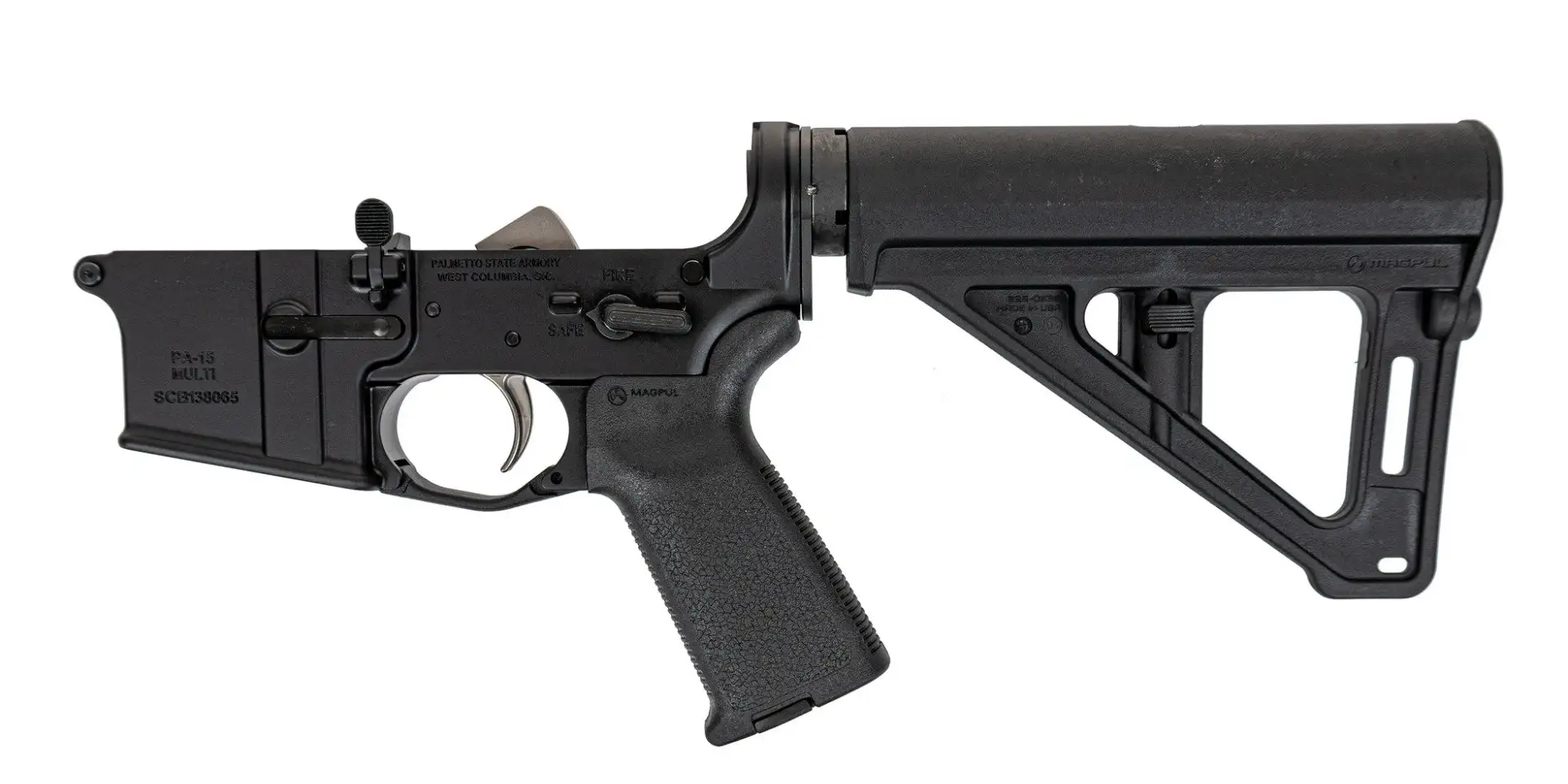 PSA AR15 Complete MOE EPT BTR Stealth Lower, Black