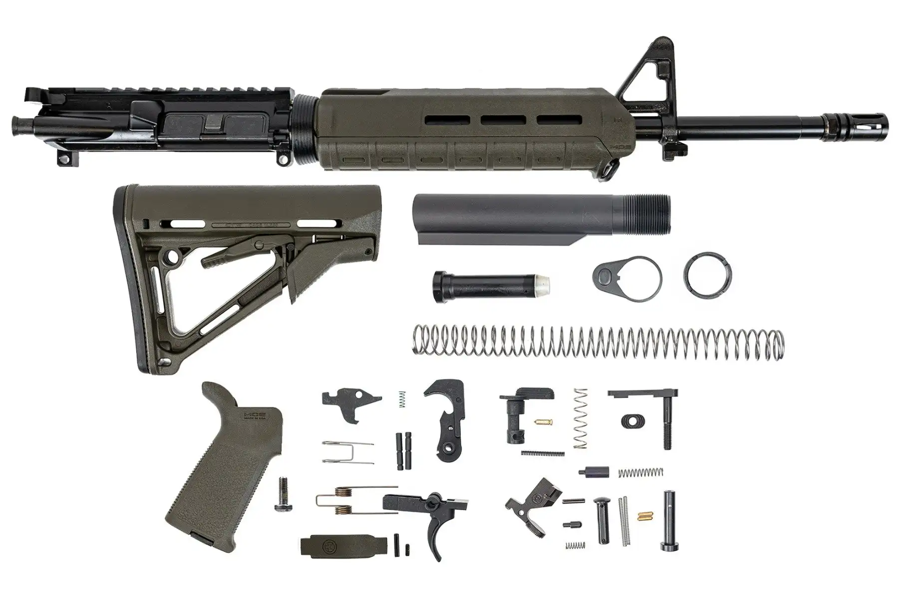 PSA 16" Mid-Length 5.56 NATO 1:7 Nitride MOE CTR Rifle Kit, ODG
