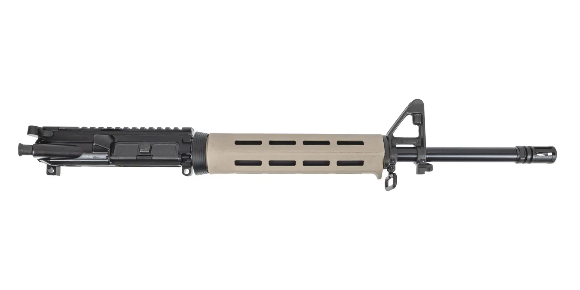 PSA 16" Mid-Length 5.56 NATO 1:7 Nitride B5 MLOK Midlength Handguard Upper with BCG & CH, FDE