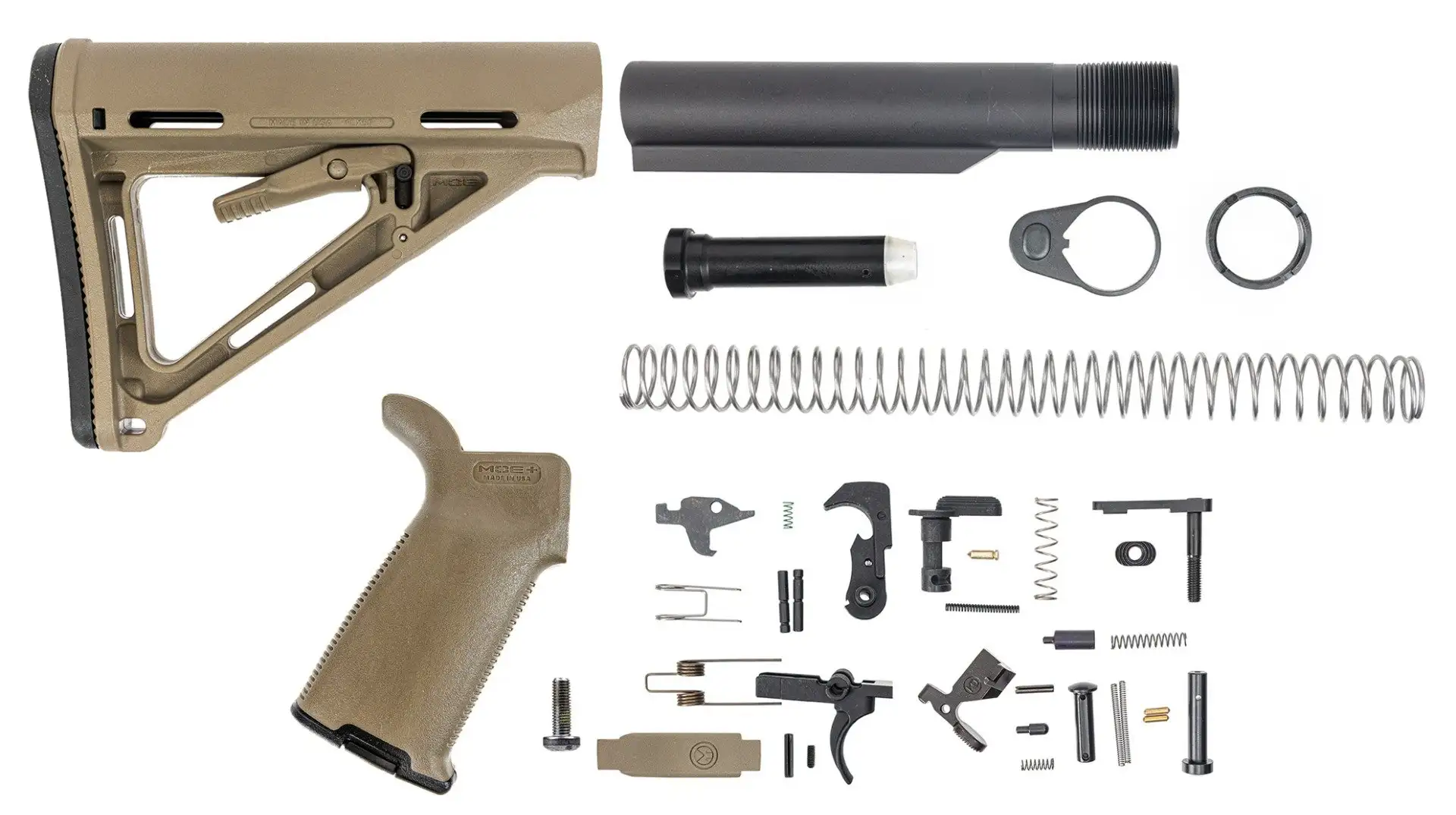 PSA Magpul MOE MOE+ Grip Lower Build Kit - FDE