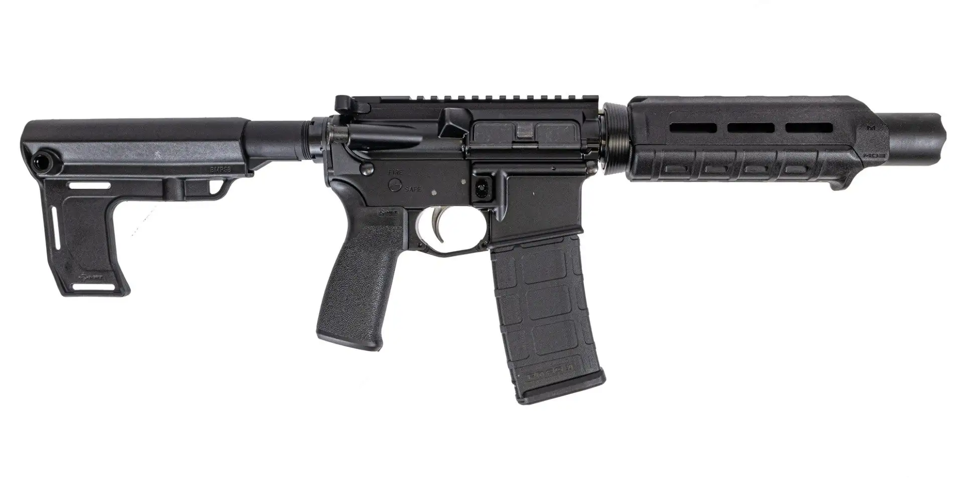 PSA PA-15 7" Phosphate 1/7 Pistol-Length 5.56 NATO MFT Battlelink EPT Marauder Pistol, Black