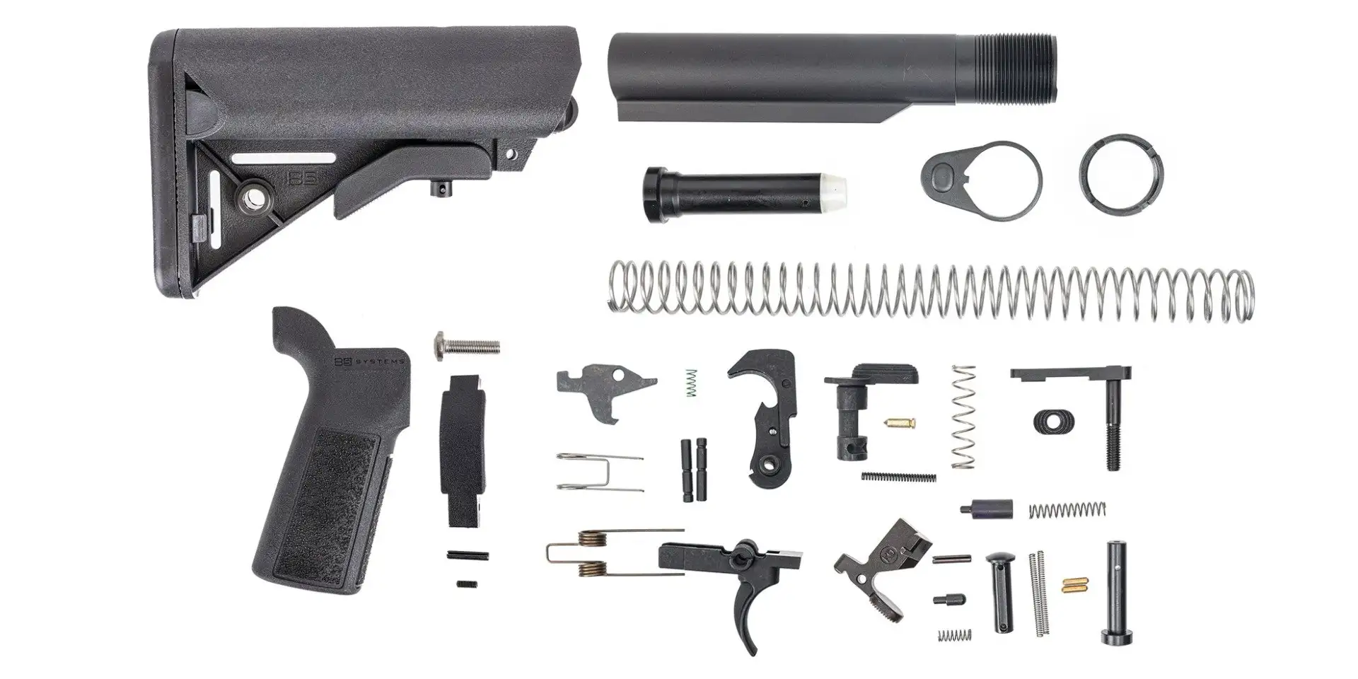 PSA B5 Systems Lower Build Kit with SOPMOD Enhanced Stock, Black