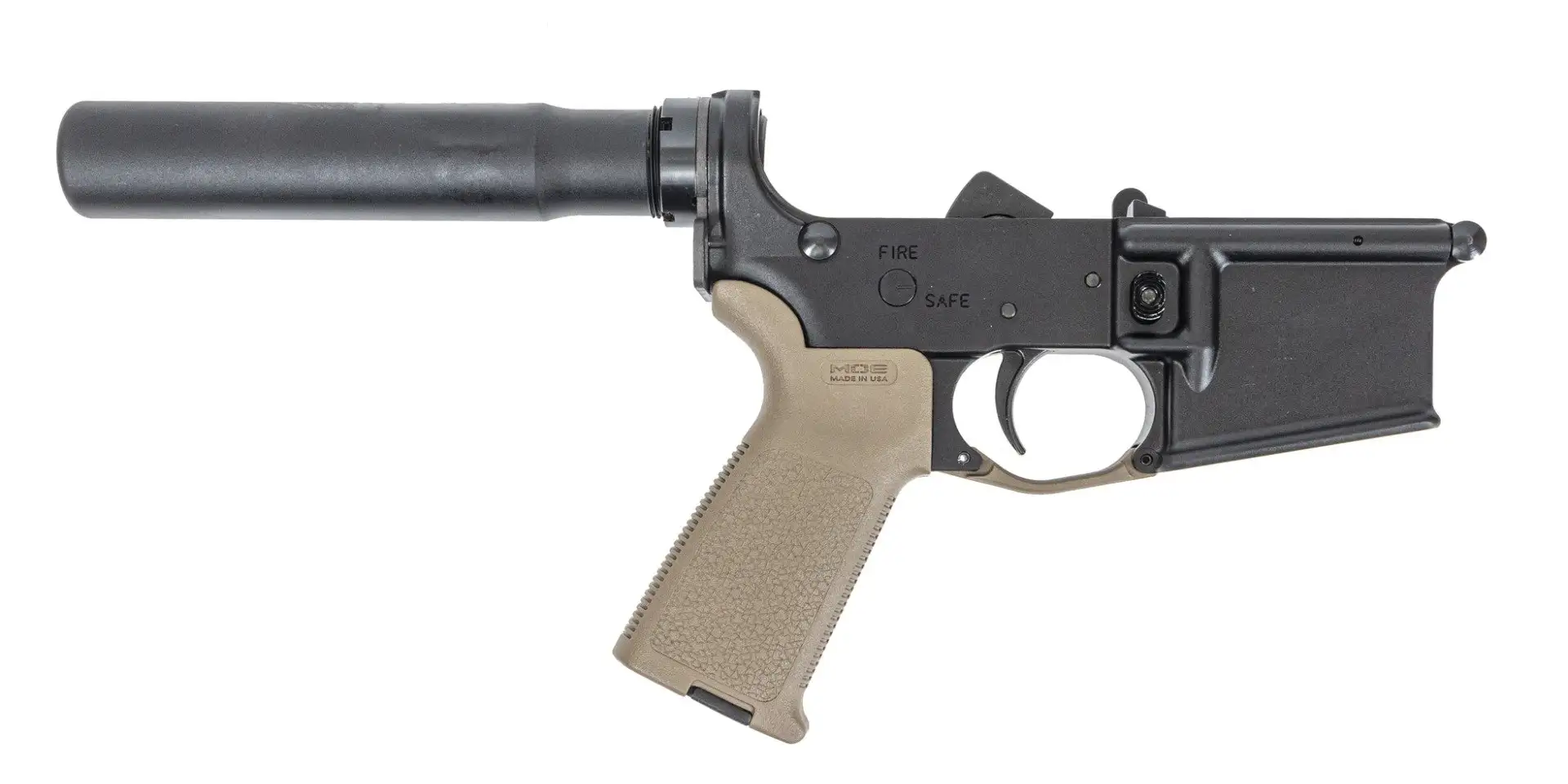 PSA AR-15 Complete MOE pistol lower receiver, FDE