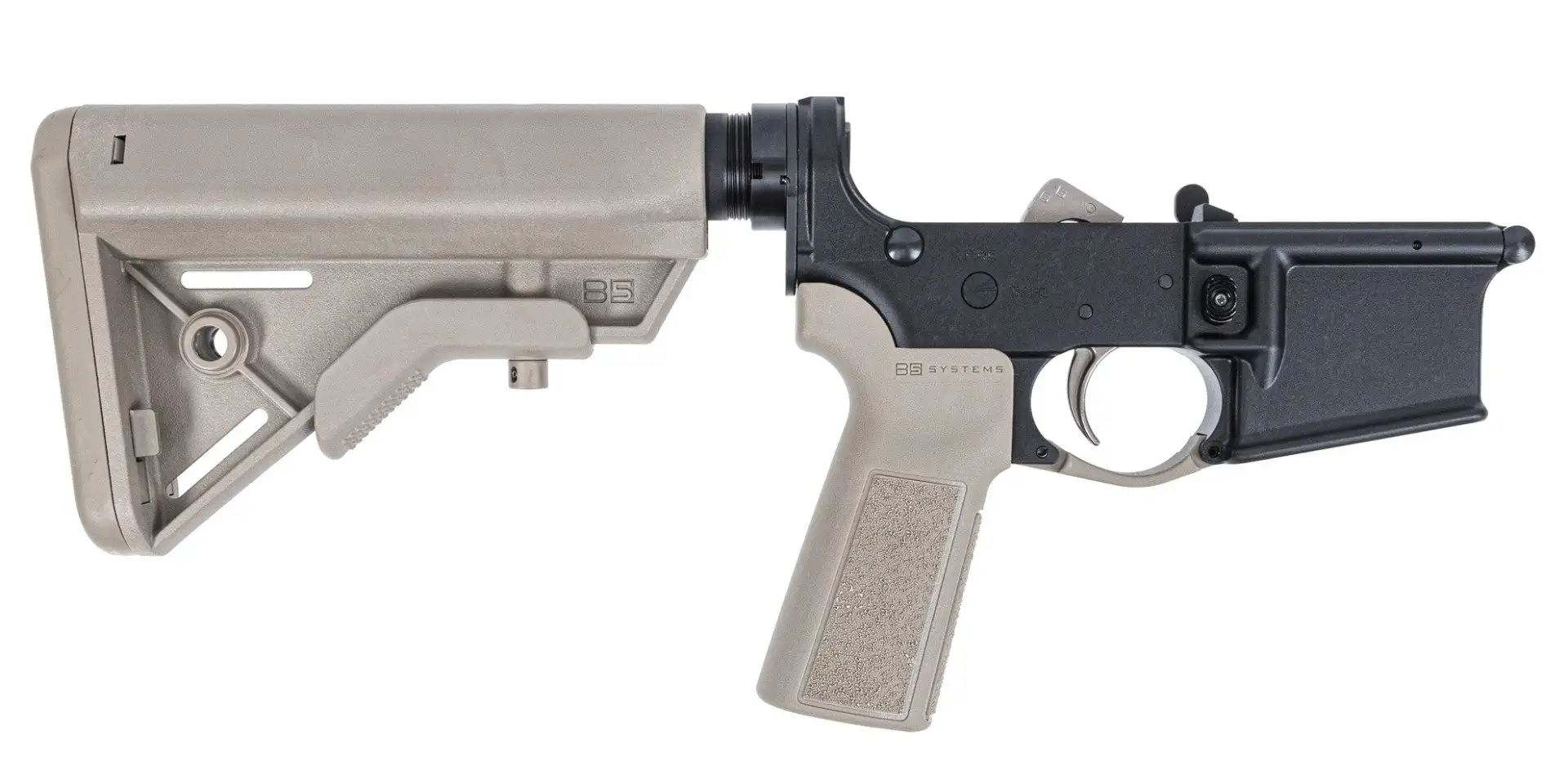 PSA AR15 Complete Lower B5 EPT Bravo Stock, FDE