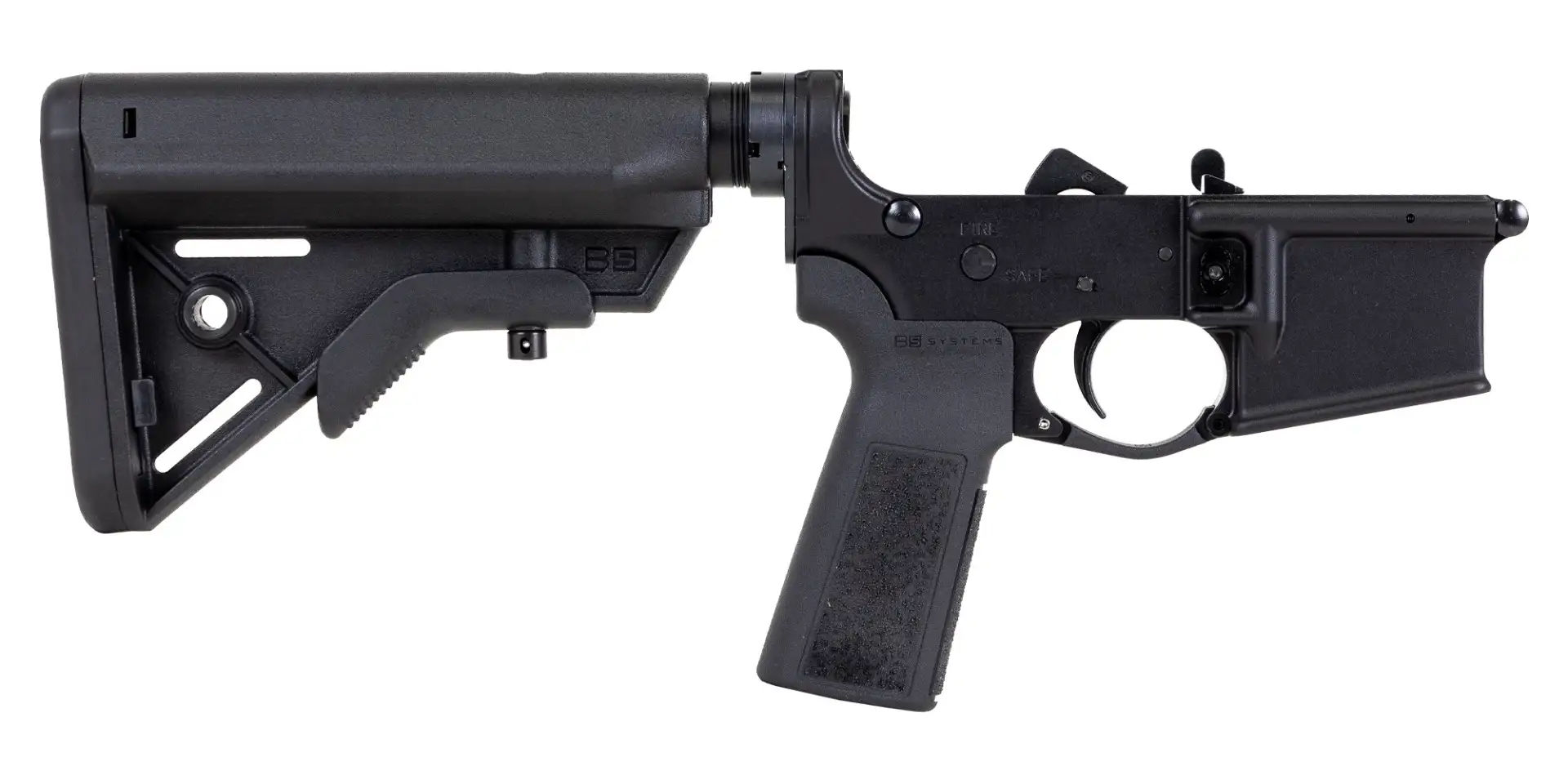 Firearm Deals 6 PSA AR15 Complete Lower B5 Bravo Stock, Black