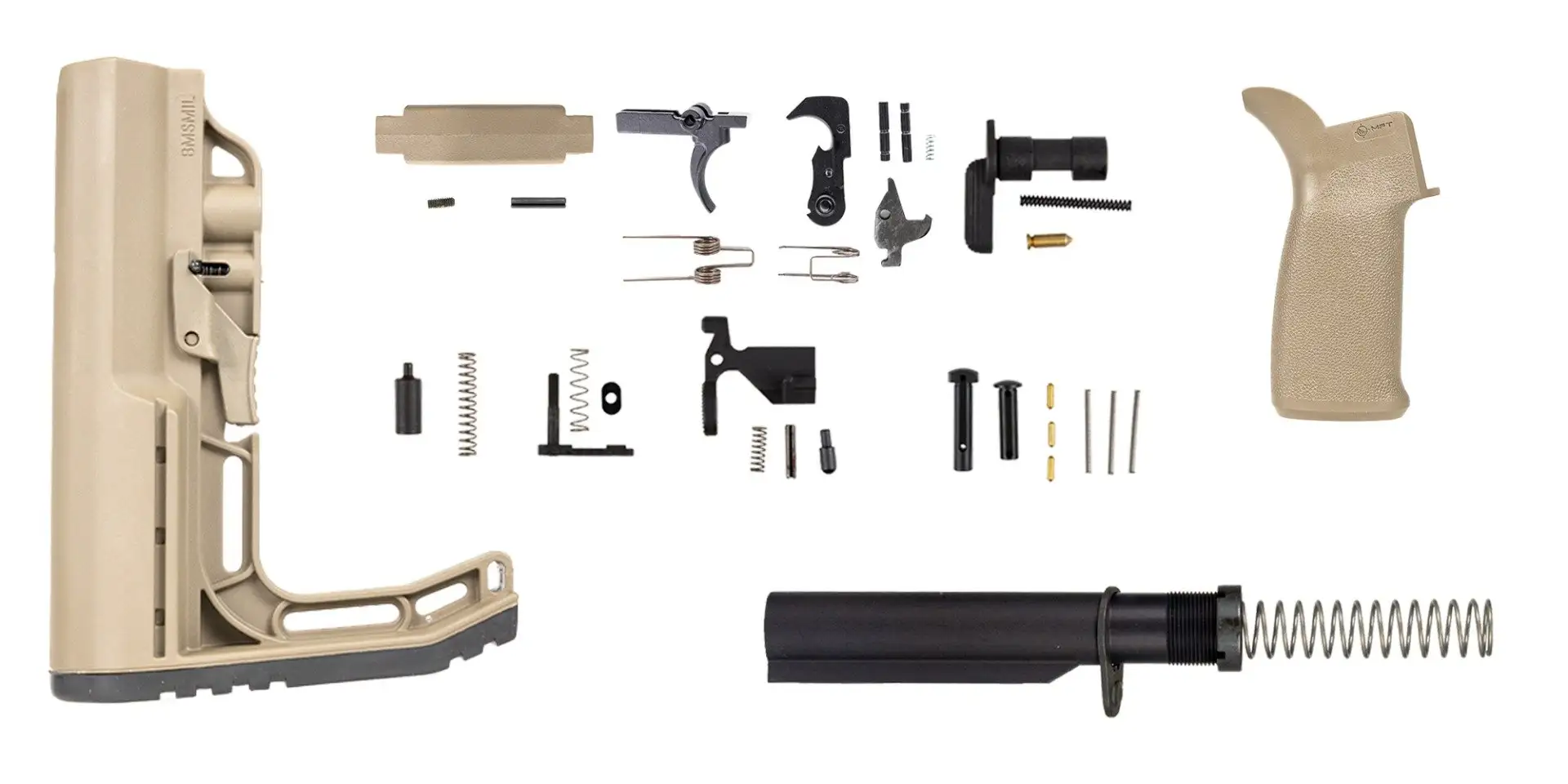 PSA MFT Minimalist Lower Build Kit, FDE