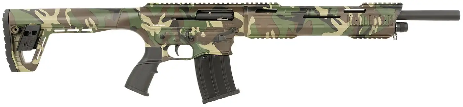Tokarev TAR 12 Gauge 18.5" 5rd Shotgun, Woodland Camo - 21000167