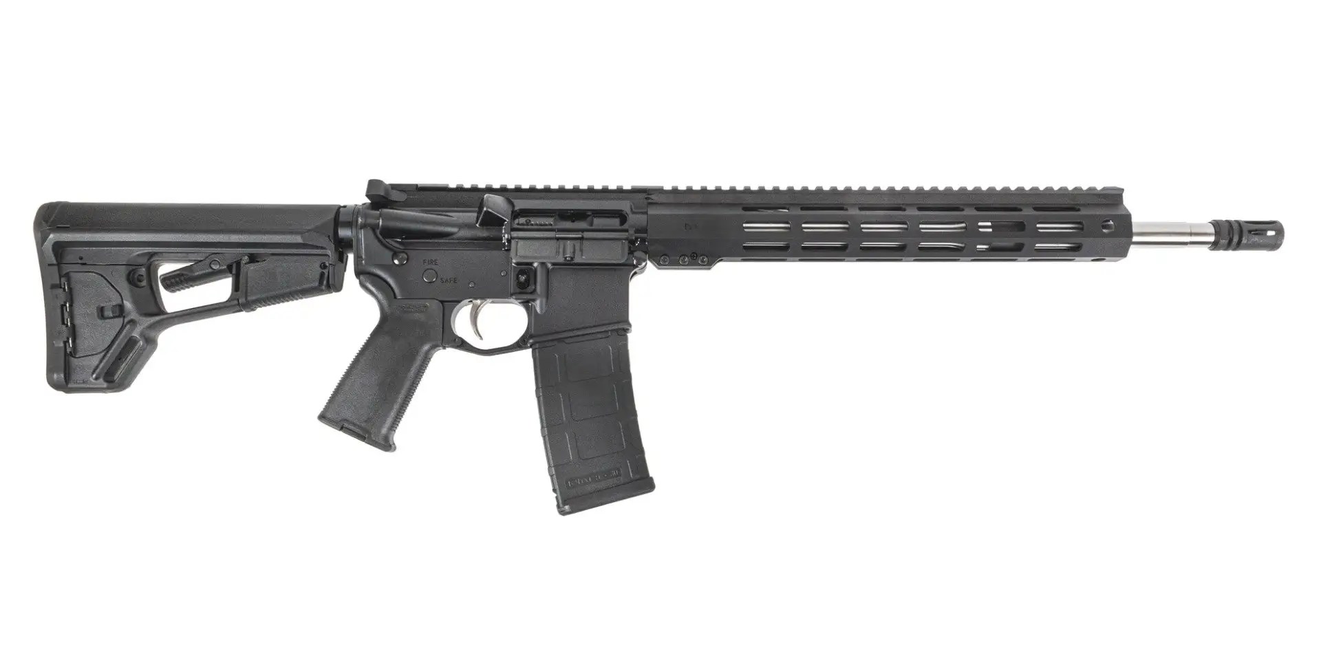 PSA 16" Mid-Length 5.56 NATO 1/7 Stainless Steel Lightweight 13" Hex M-Lok MOE+ EPT ACS-L Rifle