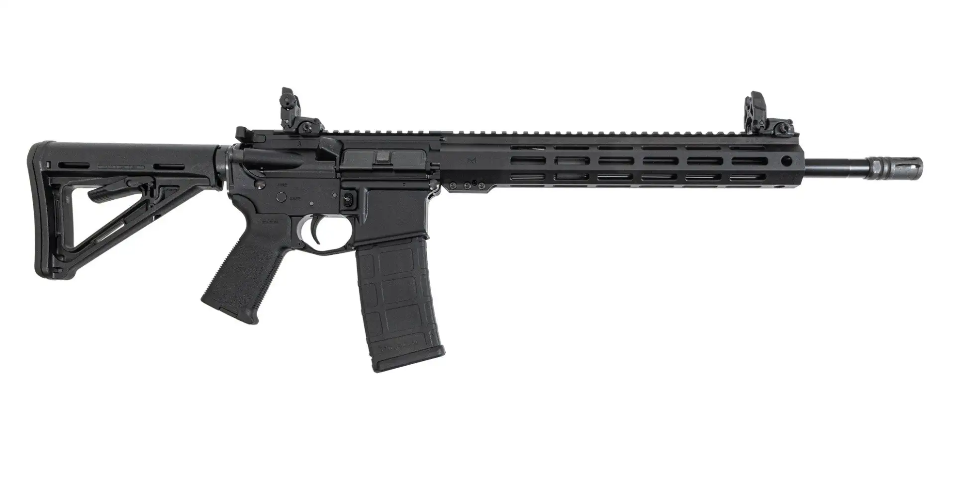 PSA .300 Blackout AR-15 Rifle 16" MOE 13" Lightweight Hex M-LOK w/ MBUS Sights