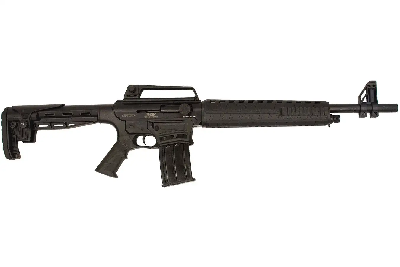 Century Arms Centurion Optio III 12 Ga AR-12 Shotgun 20"  Semi Auto,  Black -  SG4977-N