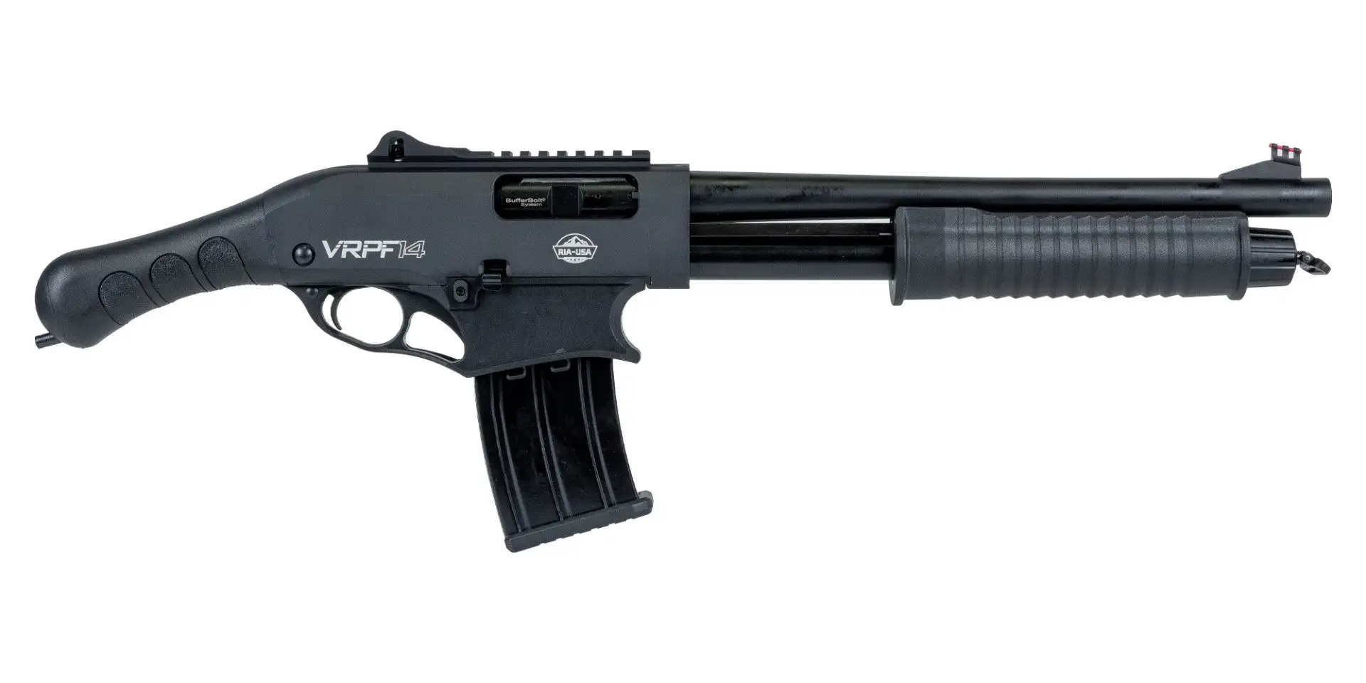 Rock Island VRPF14 12 Gauge 14.1" Pump Action, Black - VRPF14