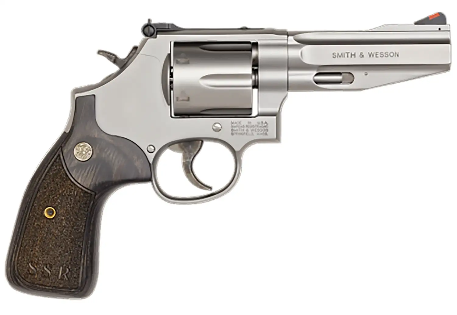 Smith & Wesson 686 .357 Mag Revolver, 4" Barrel, Adjustable Rear Sights, Silver - 178012