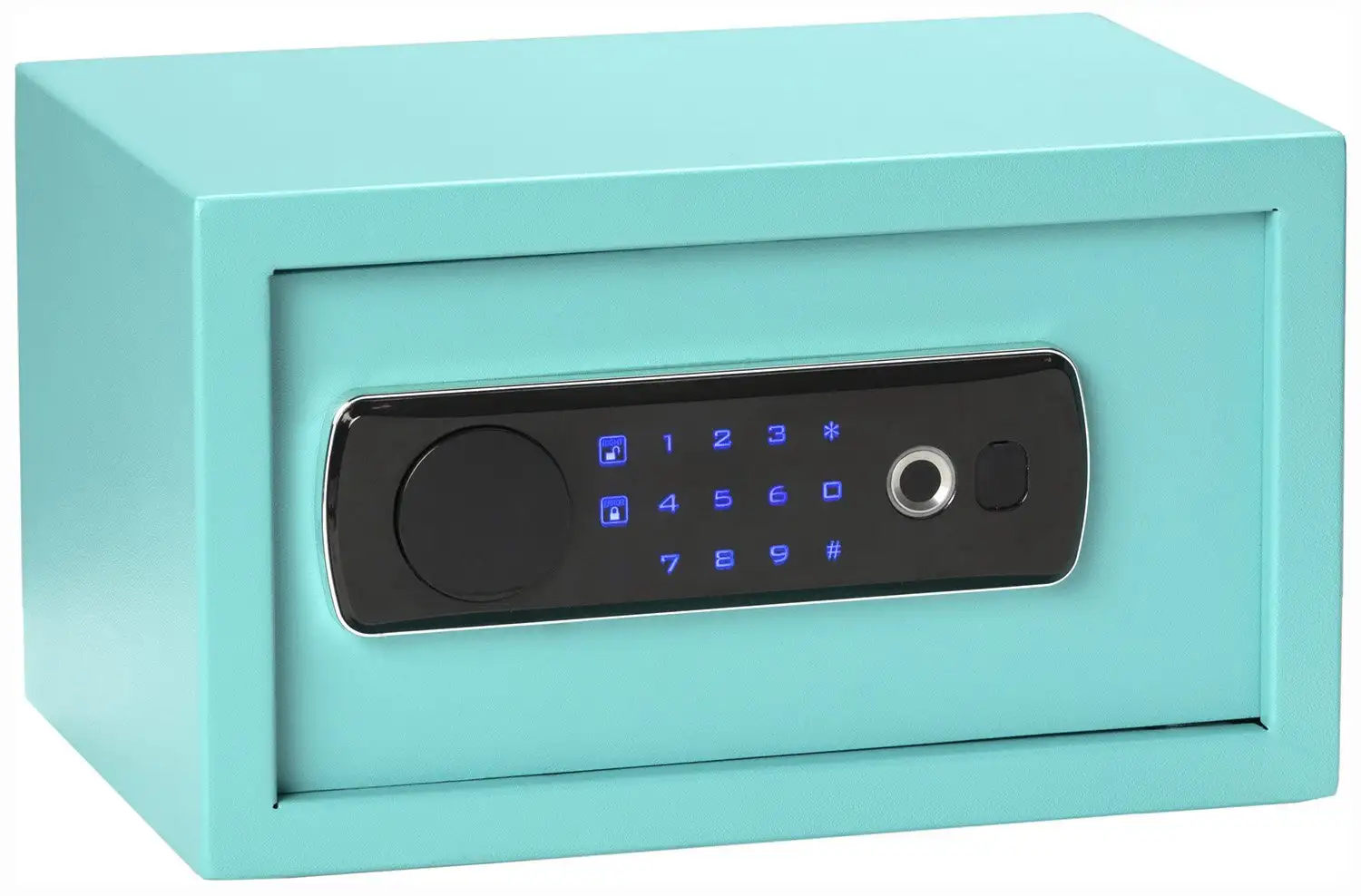 Bulldog Pistol Vault Duo LED Biometric Teal - BD5012