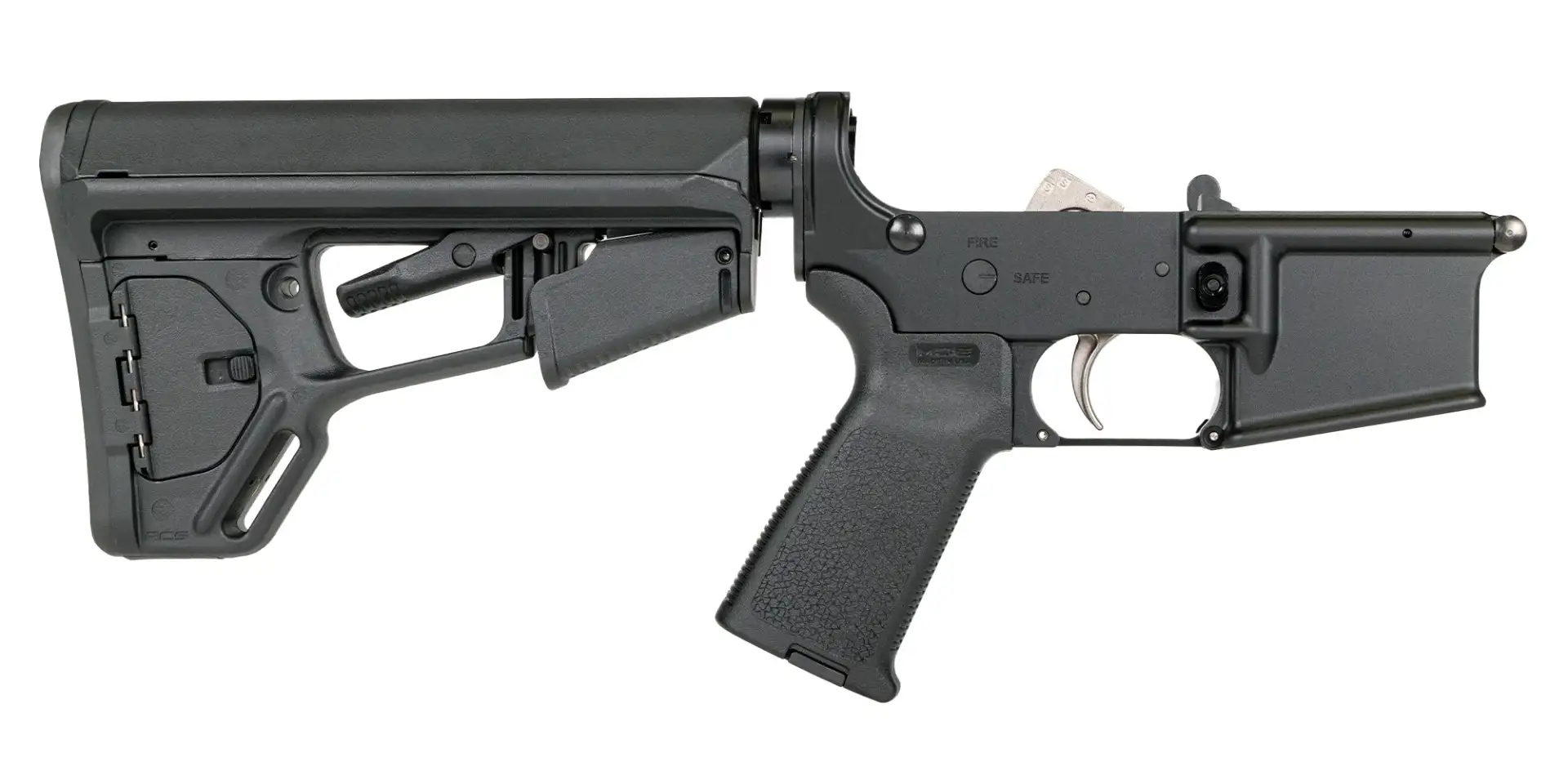 PSA AR15 Magpul ACS-L EPT Lower with Classic Trigger Guard, Black