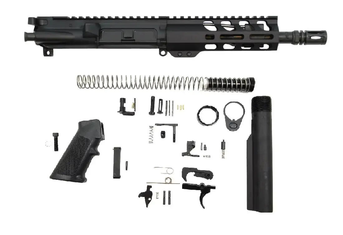 PSA 7.5" 5.56 NATO 1/7 Phosphate 6" Lightweight M-Lok Classic Pistol Kit