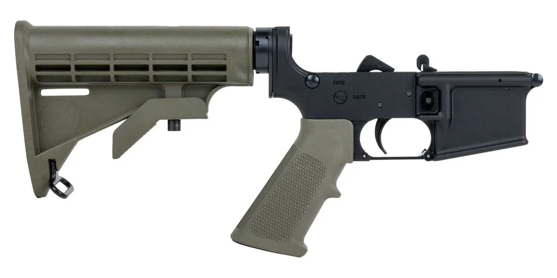 PSA AR15 Freedom Classic Lower, Olive Drab Green - 7779347