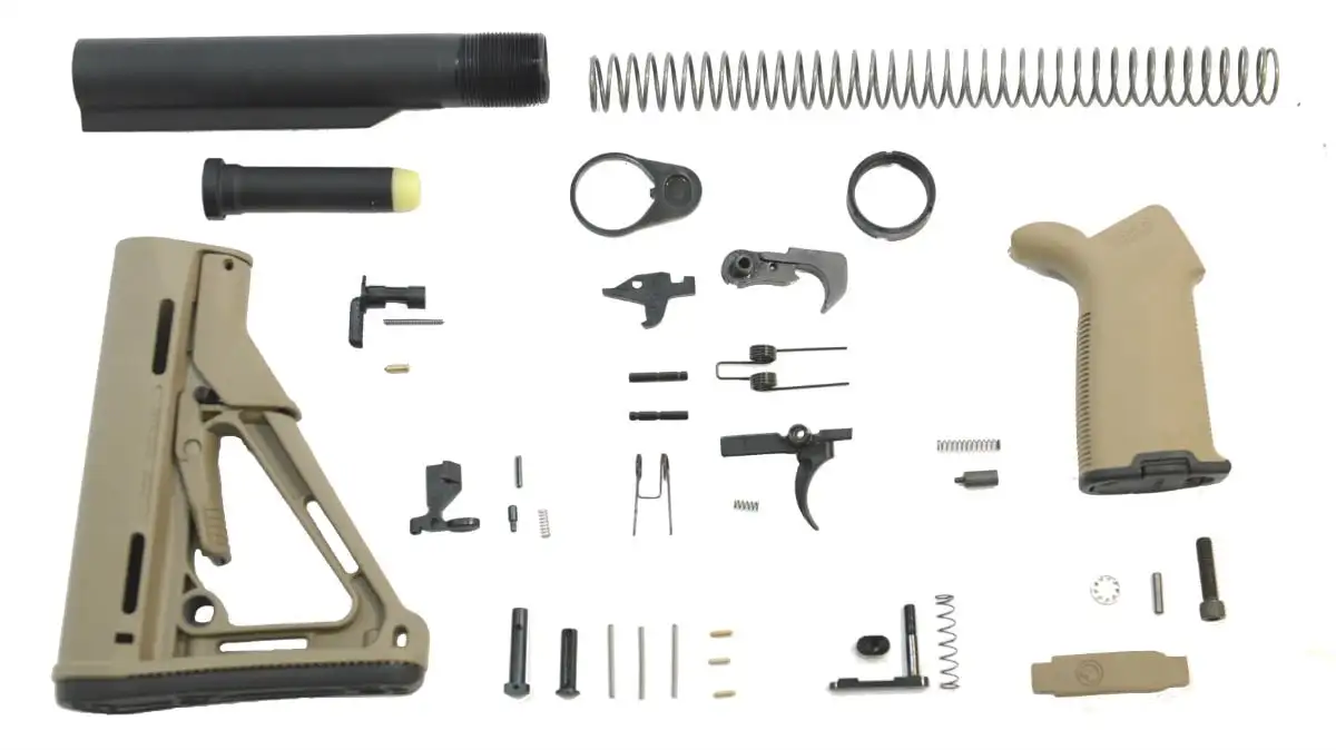 PSA MOE+ CTR Lower Build Kit - Flat Dark Earth