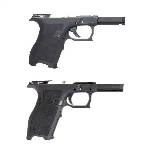 PSA Dagger Compact Complete Polymer Frame & PSA Dagger Full Size - S Complete Polymer Frame, Black