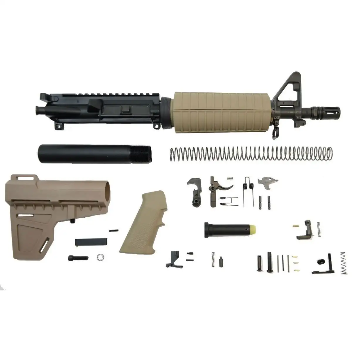 PSA 10.5" 5.56 NATO 1/7" Phosphate Classic Shockwave Pistol Kit, Flat Dark Earth - 5165448969